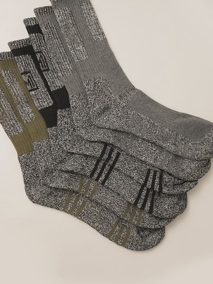 Mens Multi Performance Outdoor Sports Hiking Crew Socks