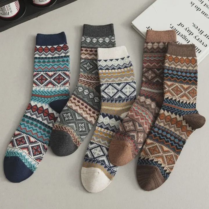 Rufia 5 Pairs Unisex Socks