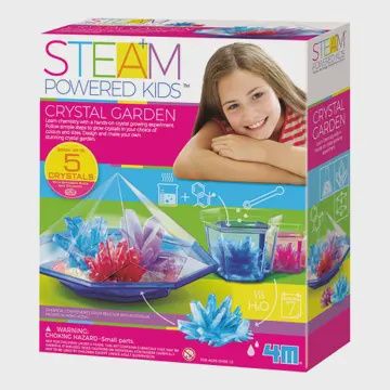 4M Steam Powered Crystal Garden Kit
