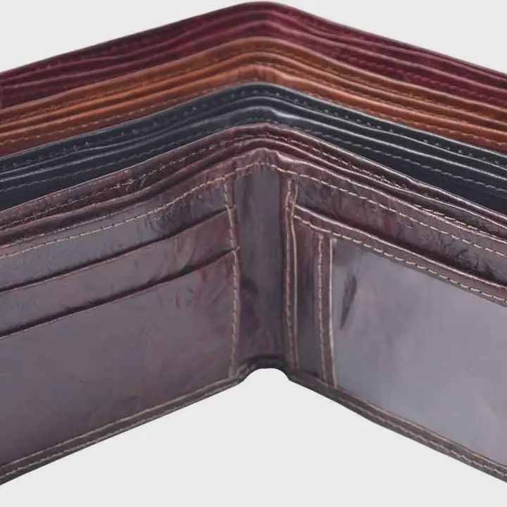 Leather Bifold Wallet ID window