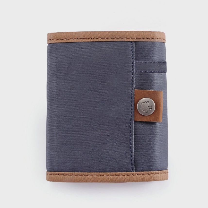 Urban Light Coated Canvas Wallet, Color: Navy
