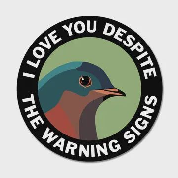 Mincing Mockingbird Sticker