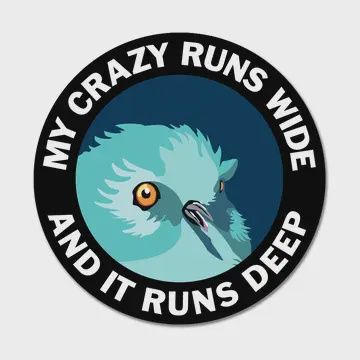 Mincing Mockingbird Sticker