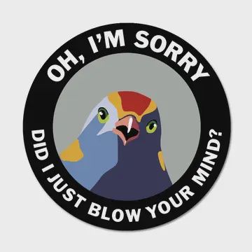 Mincing Mockingbird Sticker