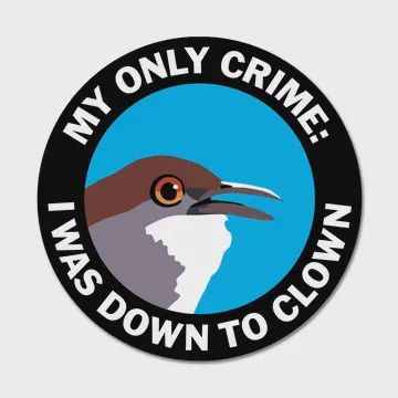 Mincing Mockingbird Sticker