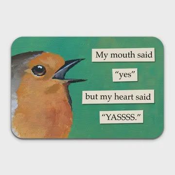 Mincing Mockingbird Sticker