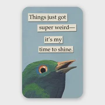 Mincing Mockingbird Sticker