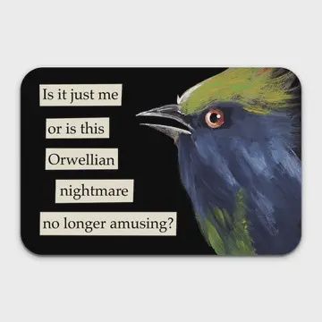 Mincing Mockingbird Sticker