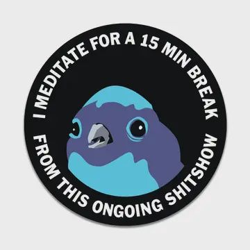 Mincing Mockingbird Sticker