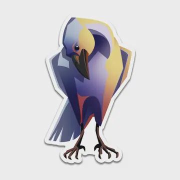 Mincing Mockingbird Sticker