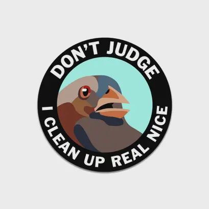 Mincing Mockingbird Sticker
