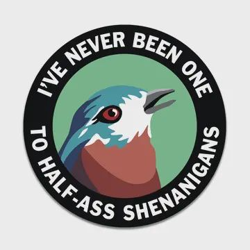 Mincing Mockingbird Sticker