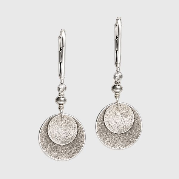Double Circle Drop Earrings