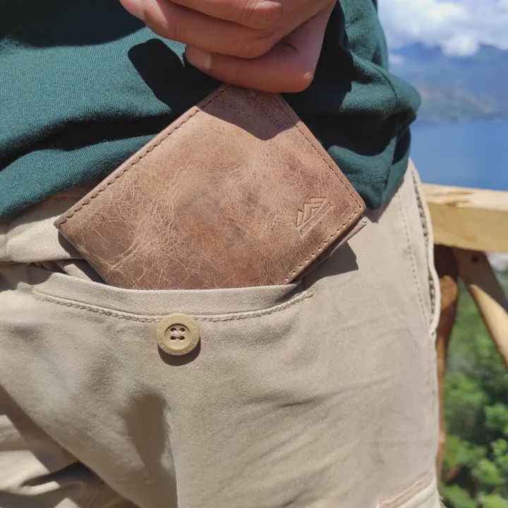 Leather Wallet w/ Coin Pocket