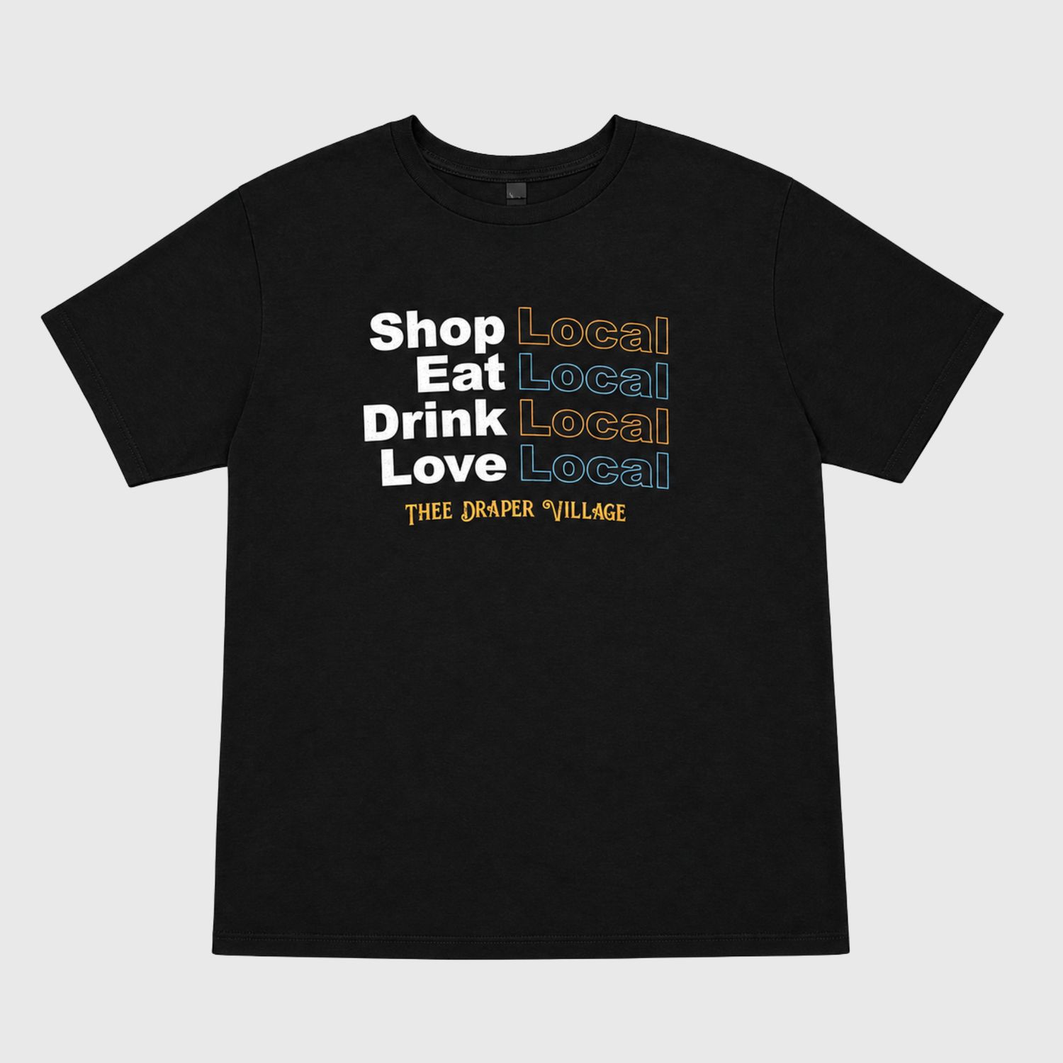 Shop Local Tee: Thee Draper Village, Size: 2XL