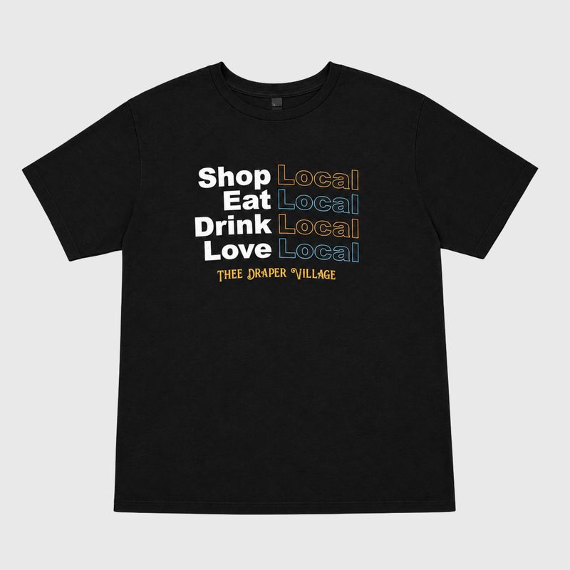 Shop Local Tee: Thee Draper Village