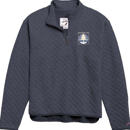 Draper VA Half Zip Pullover, Color: Heather Spring Navy, Size: Small