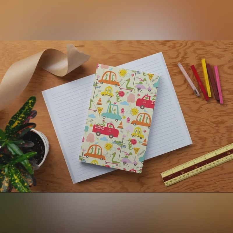 Traffic Snakes Classic  Layflat Notebook