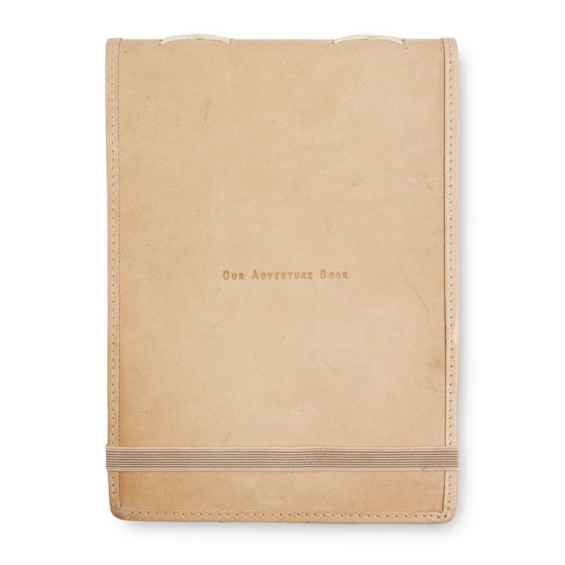 Our Adventure Book Leather Signature Leather Journal - Honey