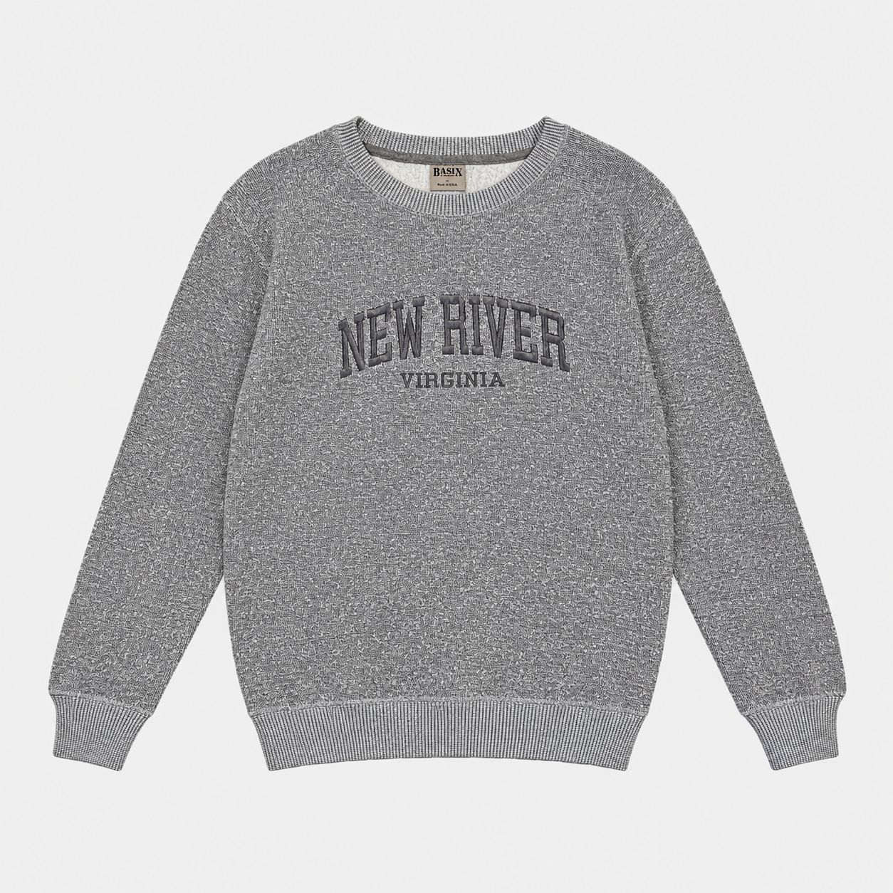 New River VA Crew Neck, Color: Gray, Size: Small
