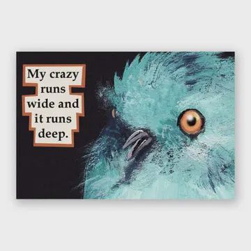 Mincing Mockingbird Magnet