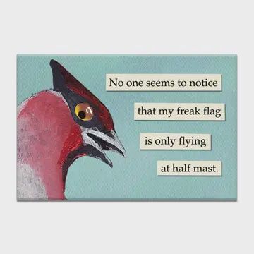Mincing Mockingbird Magnet