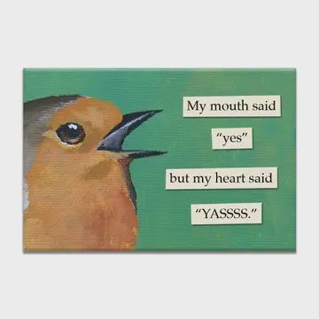 Mincing Mockingbird Magnet
