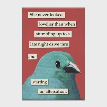 Mincing Mockingbird Magnet