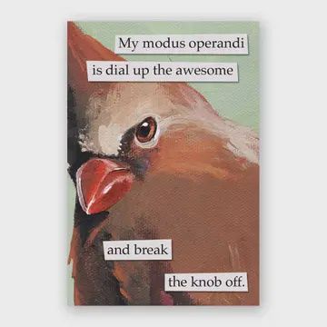 Mincing Mockingbird Magnet