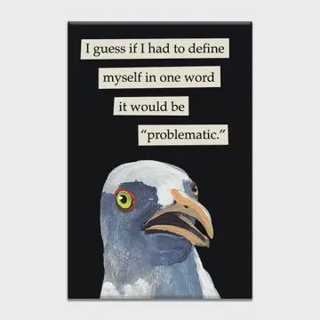 Mincing Mockingbird Magnet