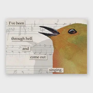 Mincing Mockingbird Magnet