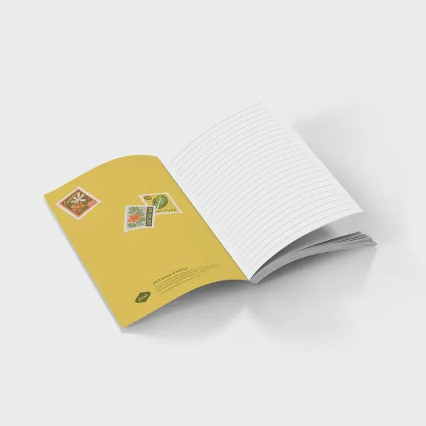 Garden Stamps Classic Layflat Notebook