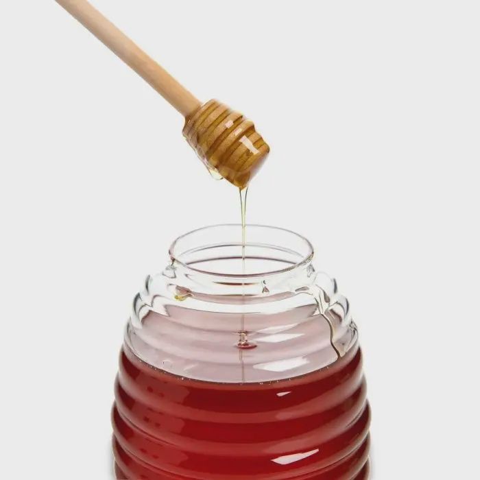 Kitchen Glass Honey Jar With Lid