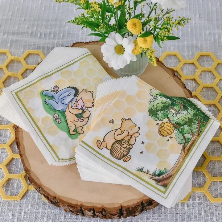 Honey Bear 78 Piece Party Tableware Set