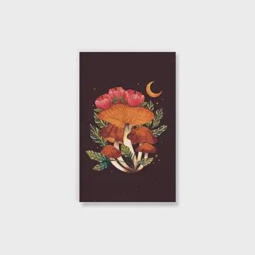 Midnight Mushroom Layflat Journal