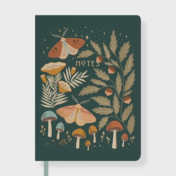 Night Mushroom Small Paperback Journal