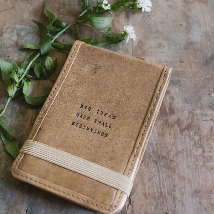 Mini Big Ideas Leather Journal