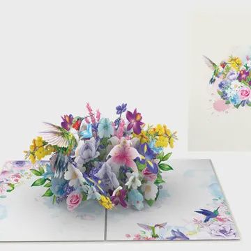 Blue Bird Pop-Up Cards