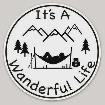 Its a Wanderful Life Sticker