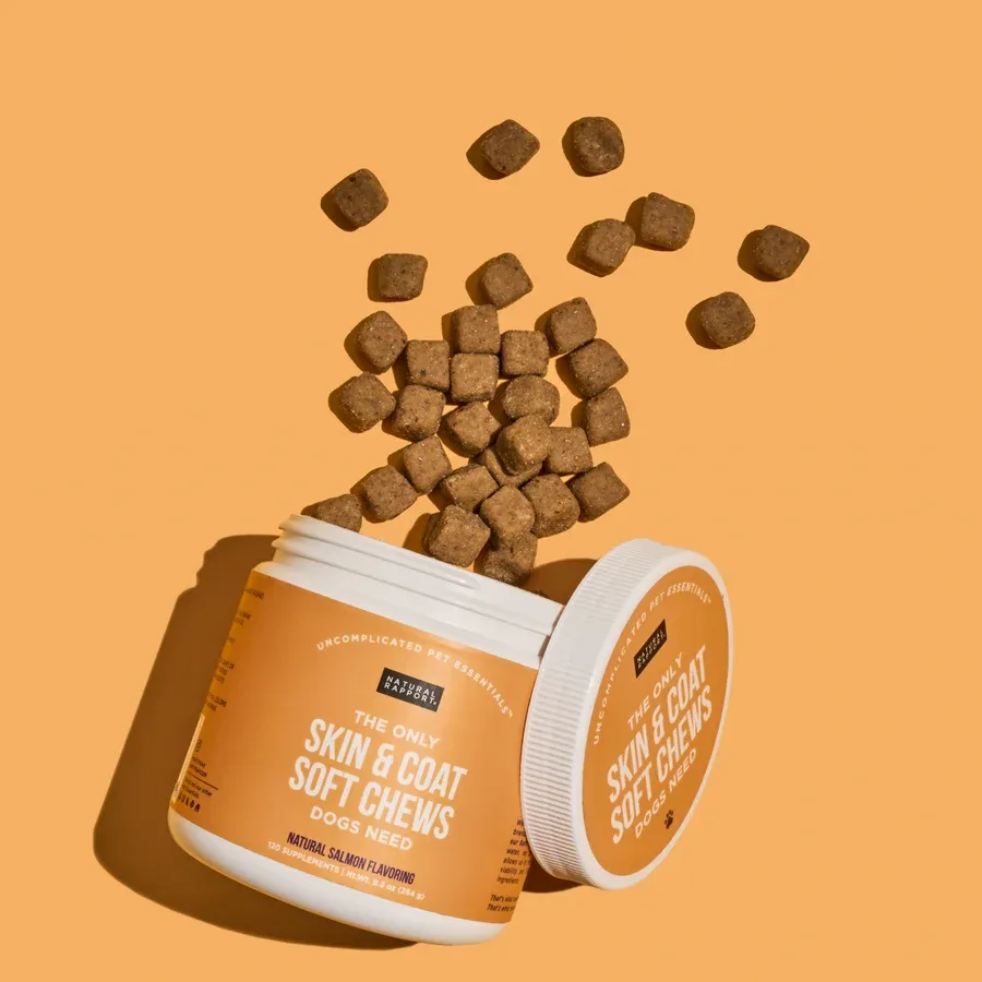 The Only Skin &amp; Coat Soft Chews Dogs Need - Natural Salmon