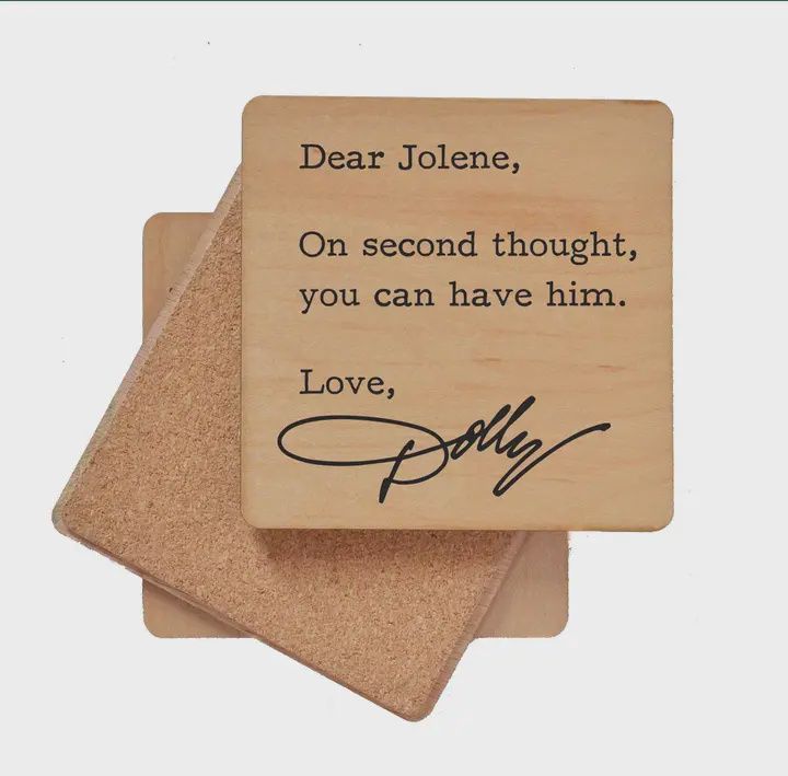Dear Jolene - Funny Coasters Small Gift