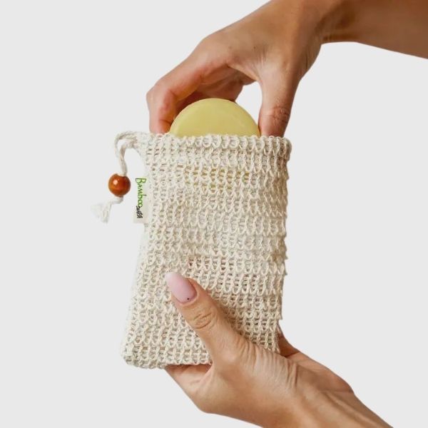 Compostable Sisal Soap Saver Bag