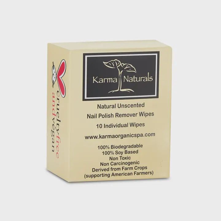Unscented Nail Polish Remover Wipes