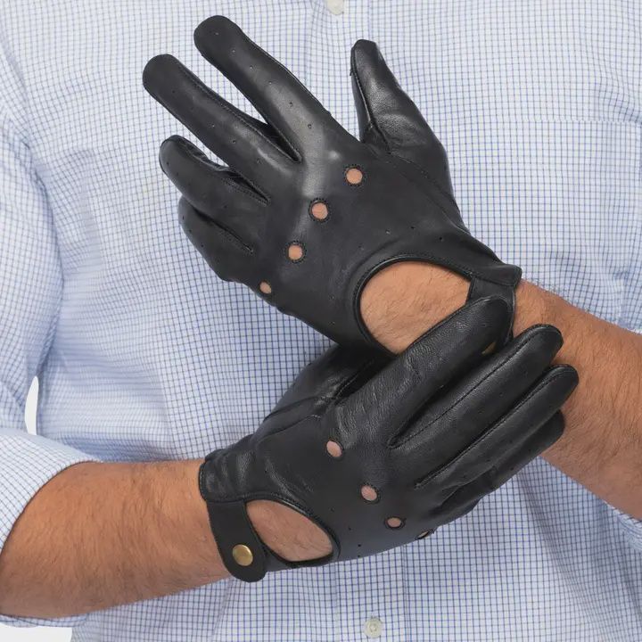 Mens Leather Driving Gloves