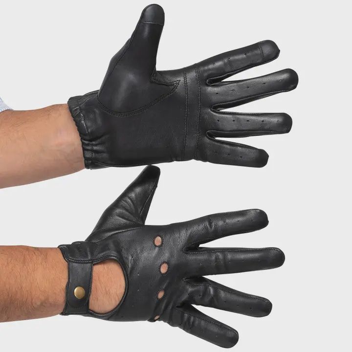 Mens Leather Driving Gloves