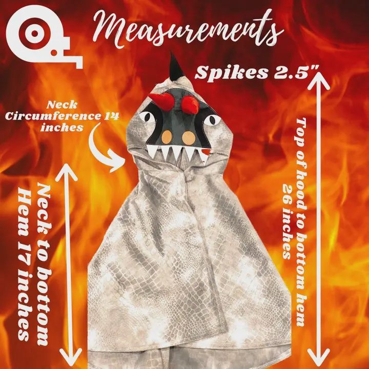 Dragon Dinosaur Monster Toddler Cape