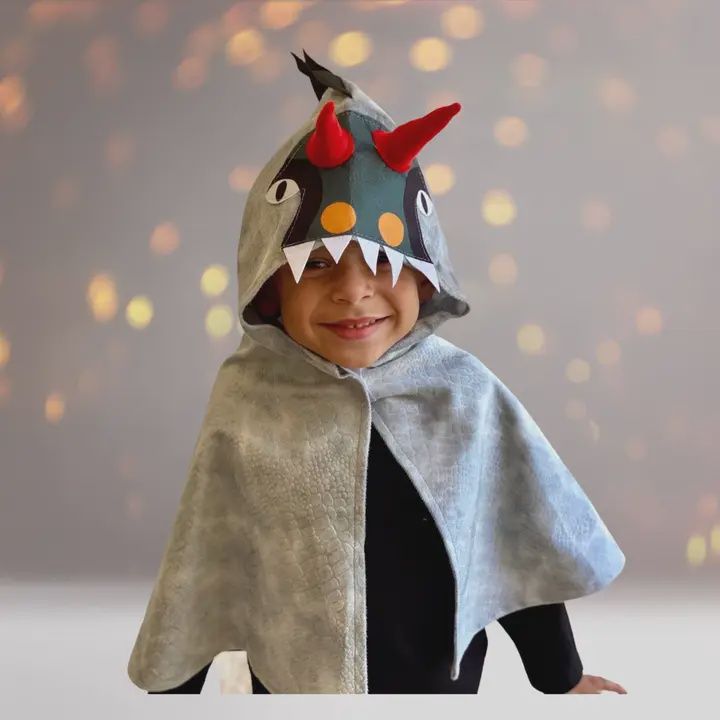 Dragon Dinosaur Monster Toddler Cape