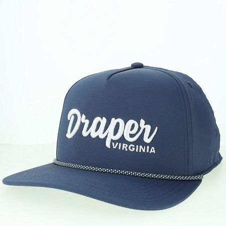 Draper Va Caddy Hat, Color: Sea Blue/Crystal Blue Snake Rope