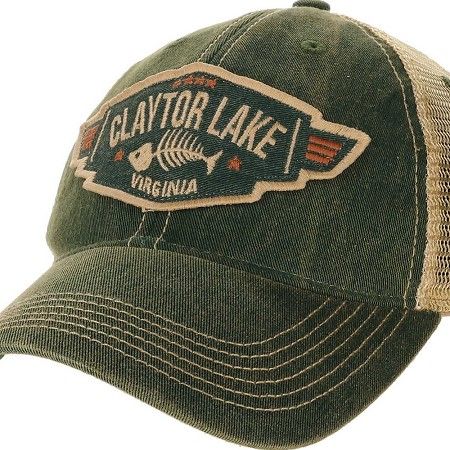 Fish Bone Claytor Lake Hat, Style: Green