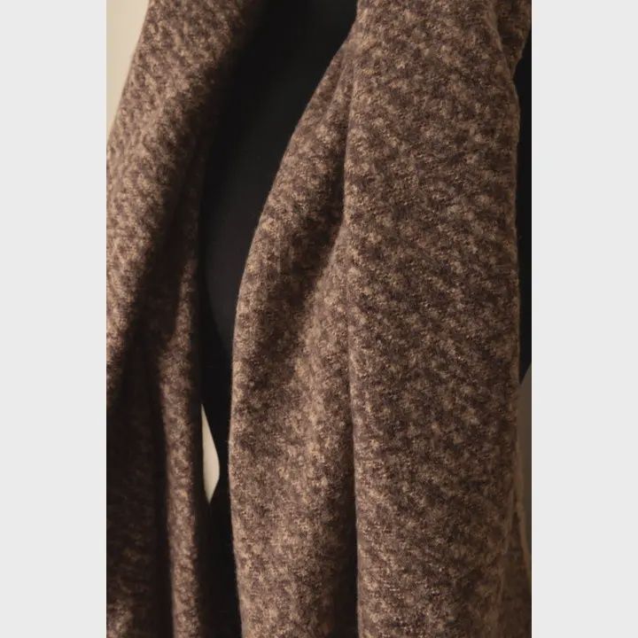 Cappaccino &amp; Beige Flecked Winter Scarf